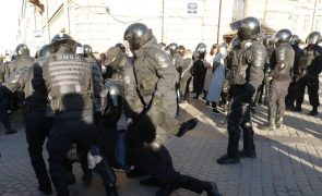 Mais 821 detidos no sábado na Rússia em protestos contra mobilização militar