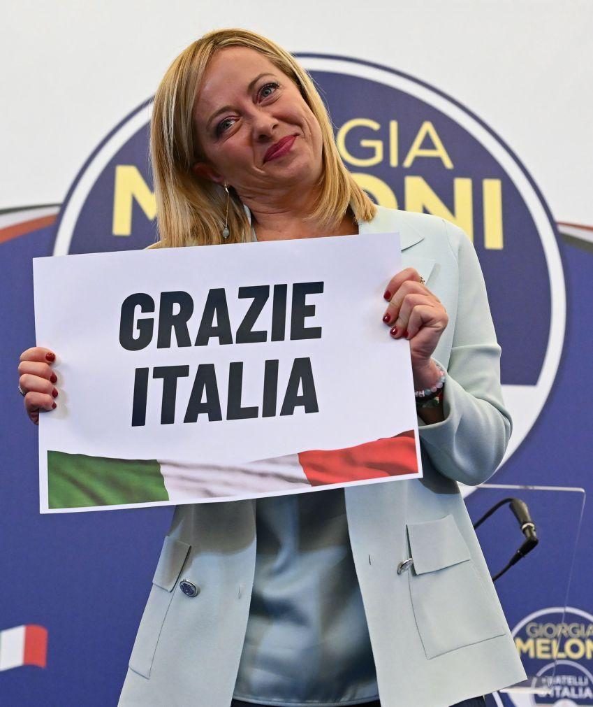 Meloni reivindica liderança do próximo governo italiano