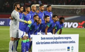 Brasil denuncia acto de racismo durante amigável de futebol contra a Tunísia