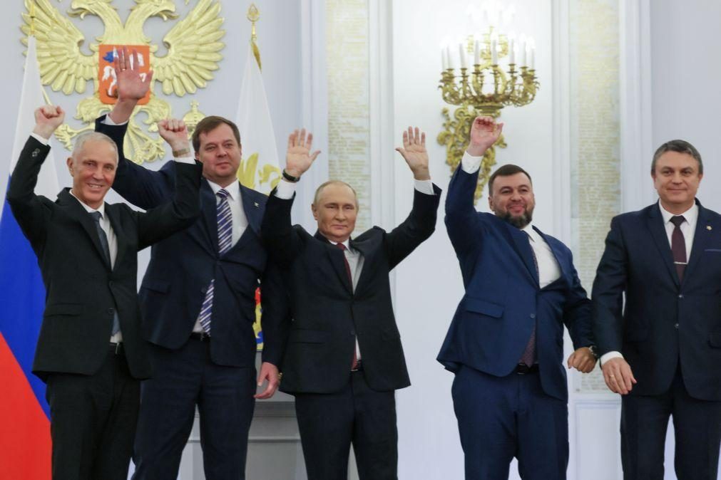 Putin assina tratados de anexação de quatro regiões ucranianas