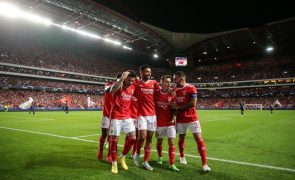 Benfica empata com Paris Saint-Germain na Liga dos Campeões