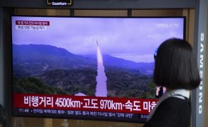 Coreia do Sul acusa norte-coreanos de lançarem míssil sobre as suas águas