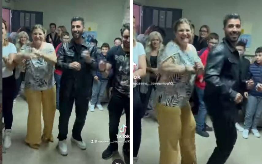 Dolores Aveiro faz dança viral do TikTok