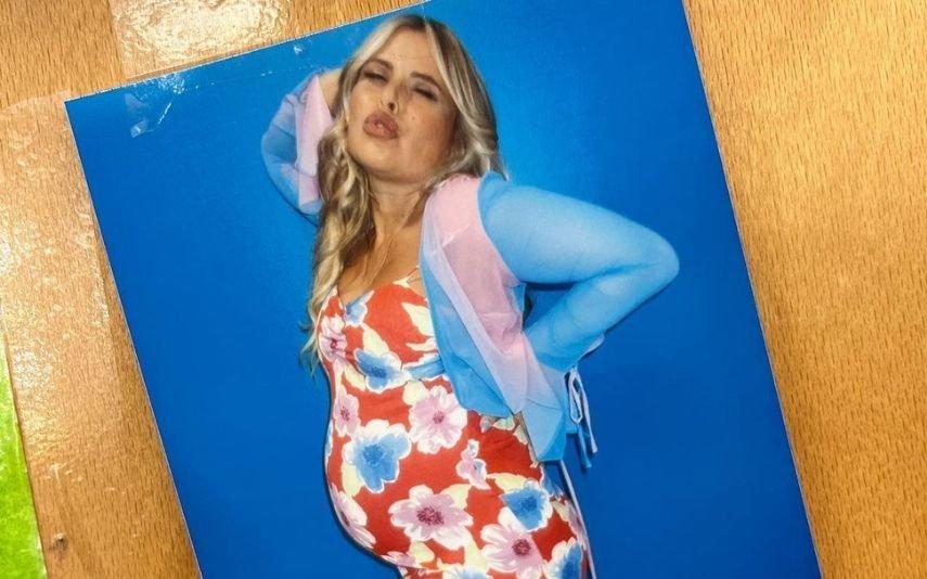 Maria Sampaio mostra-se em lágrimas na reta final da gravidez: