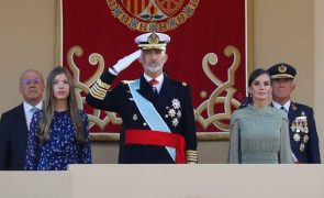 Infanta Sofía rouba atenções no Dia da Hispanidade com look coordenado com Letizia