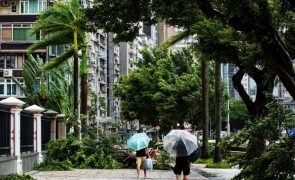 Macau cancela sinais de alerta de tufão