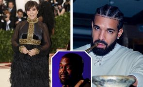 ​​Kanye West diz que mãe de Kim Kardashian fez sexo com Drake