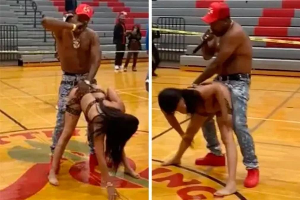 Estrela da NFL leva stripper para evento em escola secundária [vídeo]