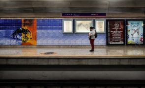 Metro de Lisboa a funcionar apenas com serviços mínimos
