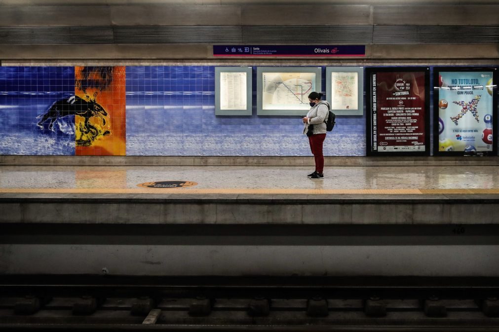Metro de Lisboa a funcionar apenas com serviços mínimos