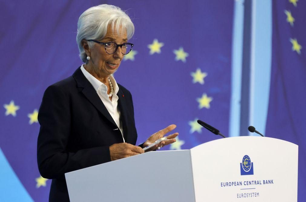 Lagarde diz que há riscos de menos crescimento e mais inflação a curto prazo