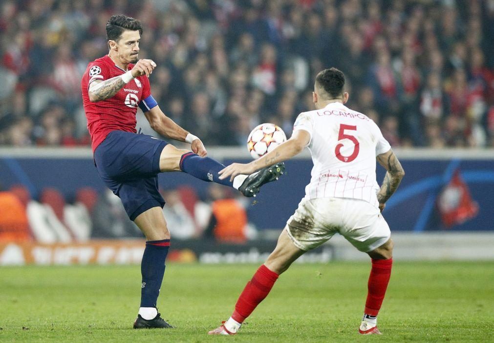 José Fonte marca no empate caseiro do Lille, de Paulo Fonseca, diante do Rennes