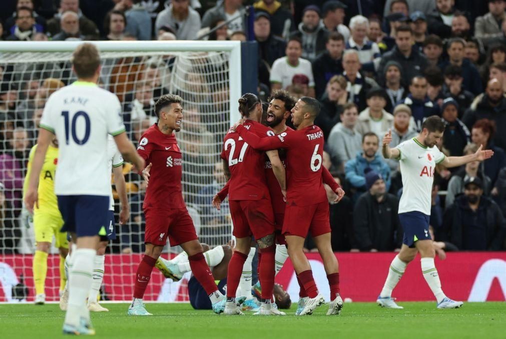 Liverpool aproveita primeira parte para vencer Tottenham com 'bis' de Salah