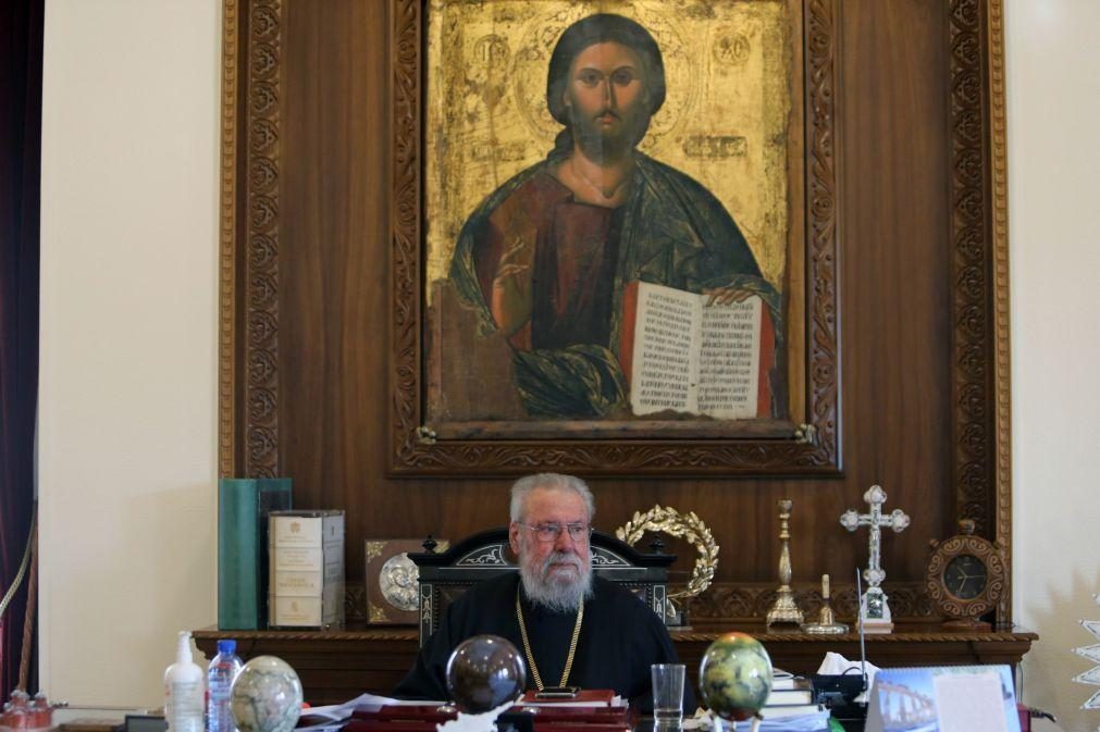 Líder da Igreja Ortodoxa Grega cipriota Chrysostomos II morre aos 81 anos