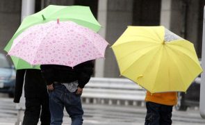 Quatro distritos do continente sob aviso amarelo na terça-feira devido à chuva