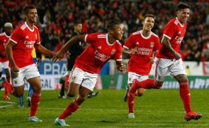 Benfica bate Estoril Praia e está nos 'oitavos' da Taça de Portugal