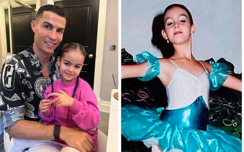 Cristiano Ronaldo mostra que Alana é igual a Georgina em criança