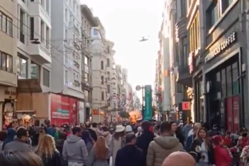 Explosão no centro de Istambul causa