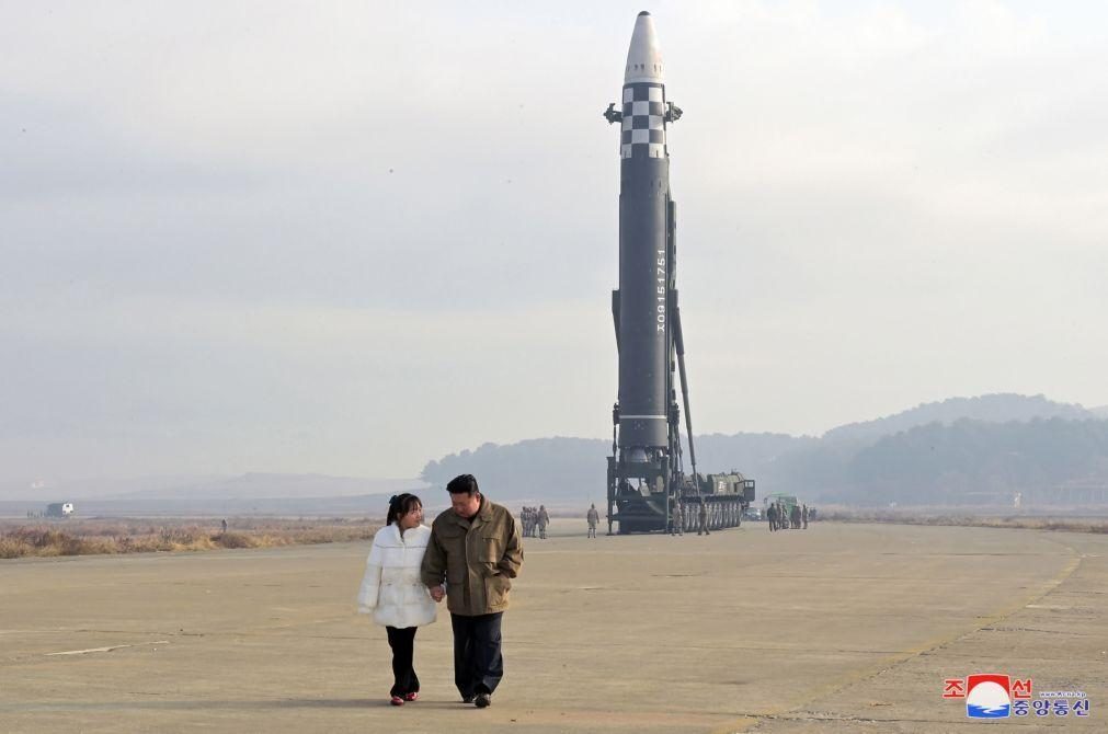 Filha de Kim Jong-un aparece pela primeira vez em público