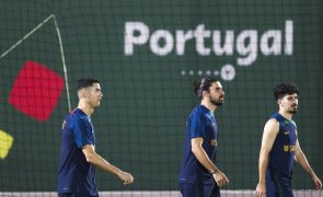 Mundial2022: Seis ausentes no primeiro treino de Portugal no Qatar