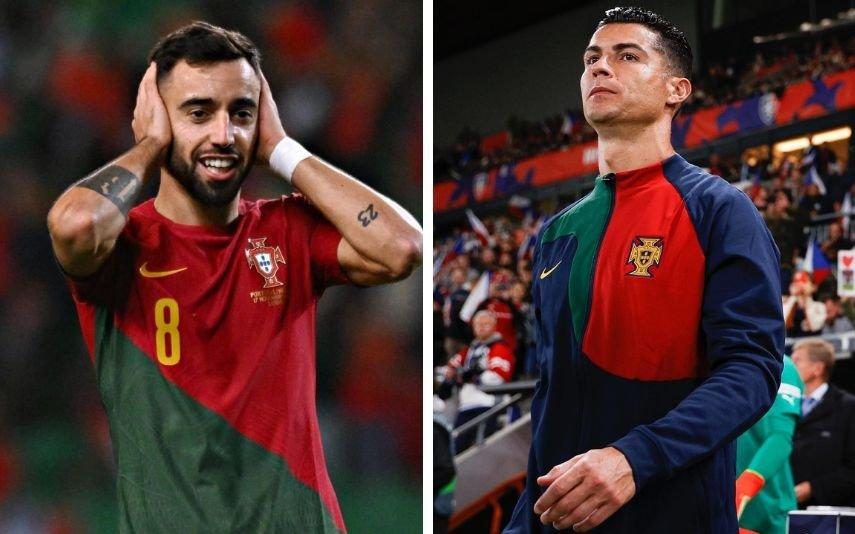 Mal-estar entre Cristiano Ronaldo e Bruno Fernandes? CR7 responde