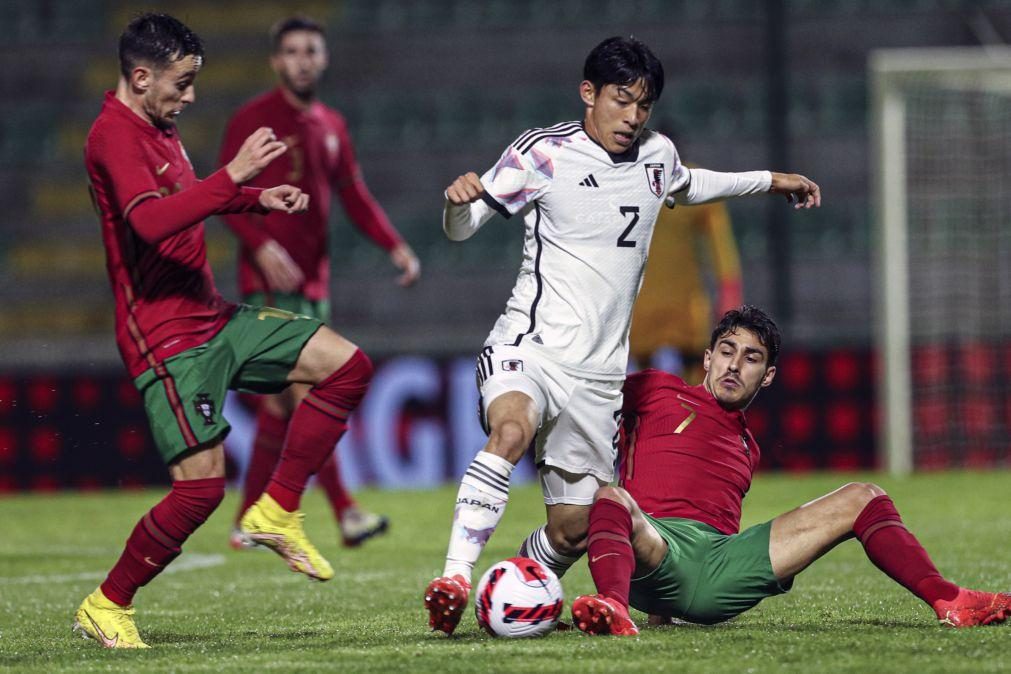 Portugal perde com Japão em preparação para Europeu de sub-21