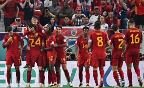 Mundial2022: Espanha estreia-se com 'chapa sete' à Costa Rica