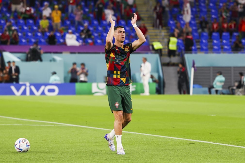Mundial2022: Ronaldo titular pela nona vez na estreia lusa em grandes provas