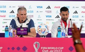 Mundial2022: Carlos Queiroz fala em injustiça nas perguntas a jogadores do Irão