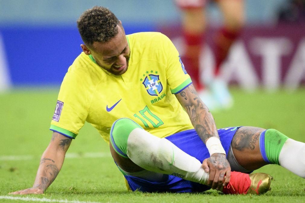 Mundial2022: Neymar tem lesão no tornozelo, mas é cedo para perceber a gravidade