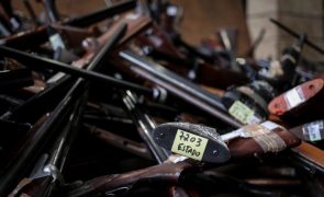 PSP destruiu hoje mais de 20 mil armas de fogo