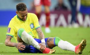 Mundial2022: Neymar e Danilo ausentes frente à Suíça devido a lesão