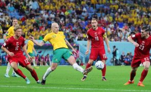 Austrália elimina Dinamarca e junta-se à França nos oitavos do Mundial2022
