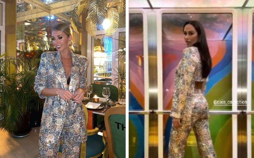 Rita Pereira e Sofia Arruda usam o mesmo look cheio de glitter e na mesma festa! Saiba o preço do conjunto