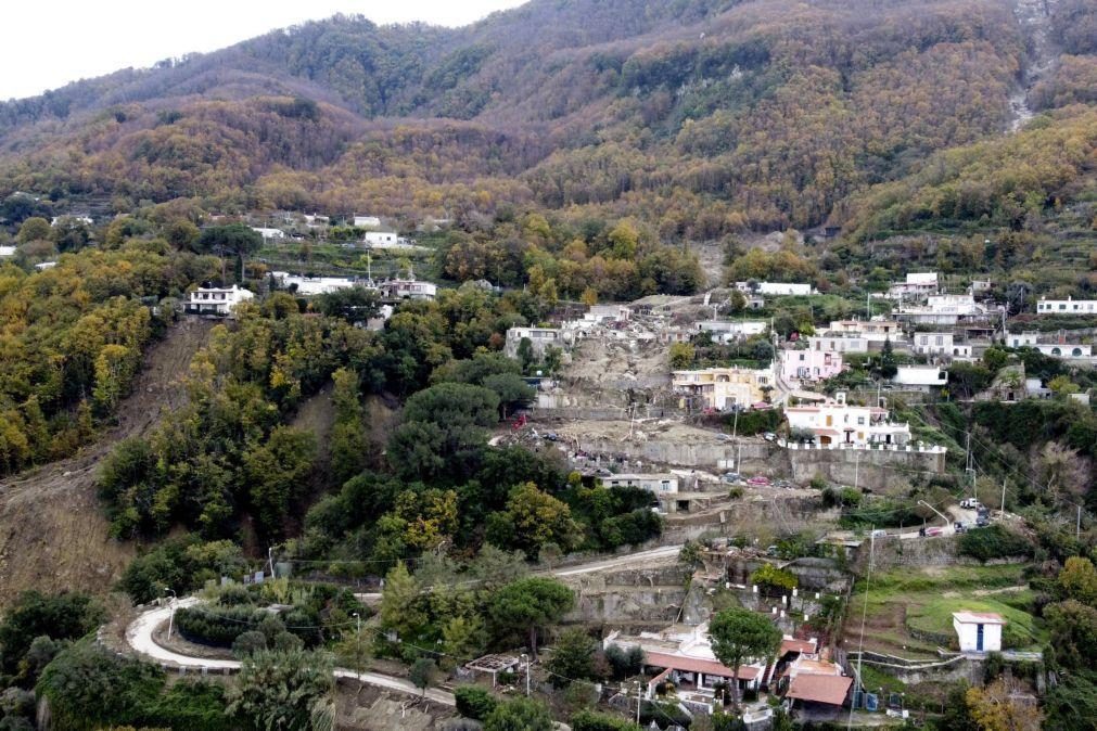 Alerta de chuva forte na ilha de Ischia, em Itália, mil habitantes serão retirados