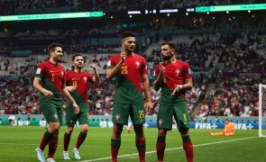Portugal perde frente a Marrocos ao intervalo