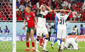 Portugal 'tomba' pela primeira vez nos quartos de final de um Mundial