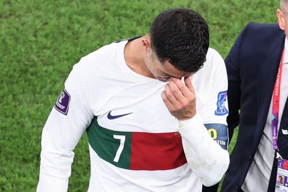Mundial2022: Imprensa internacional destaca as lágrimas de Ronaldo