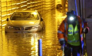 Três túneis em Lisboa encerrados por prevenção devido ao mau tempo