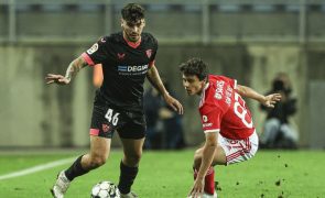 Sevilha impõe primeira derrota ao Benfica de Schmidt em jogo particular no Algarve