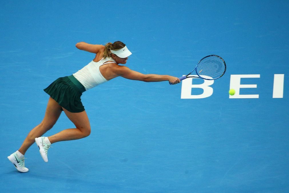 Maria Sharapova disputa primeira final depois de cumprido castigo por 'doping'
