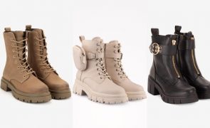 Sugestões - As botas militares são a tendência para o Inverno – veja 10 abaixo dos 50 euros