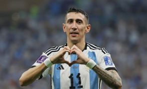 Argentina bate França por 2-0 ao intervalo da final do Mundial2022