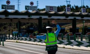GNR reforçou hoje patrulhamento nas estradas com maior tráfego no Ano Novo