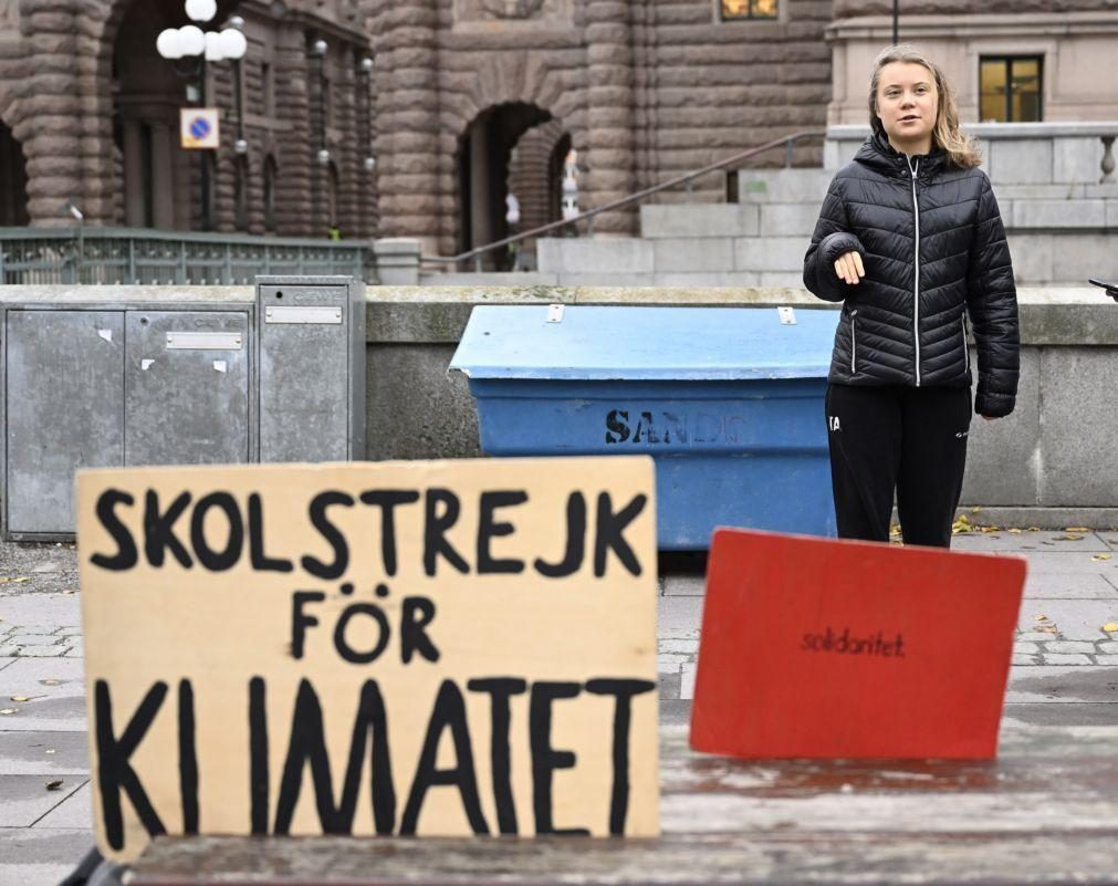 'Influencer' britânico detido depois de 'troca de palavras' com Greta Thunberg