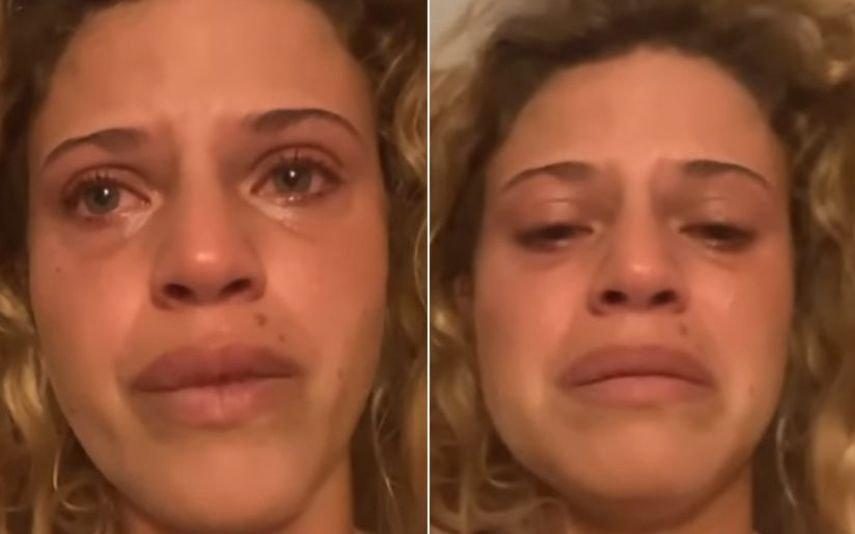 Matilde Reymão chora após ser assaltada: 