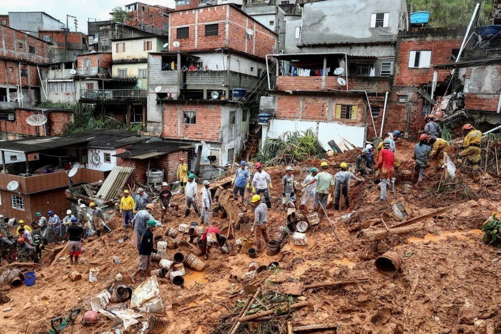 Sobe para 129 municípios em estado de emergência devido às chuvas no sudeste do Brasil