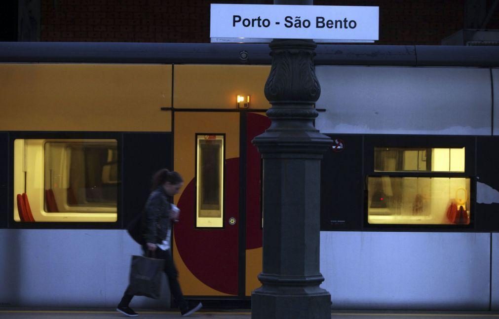 Mau tempo: Restabelecida circulação ferroviária entre São Bento e Campanhã