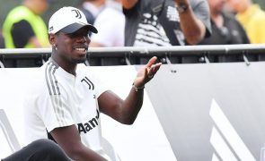 Médio Paul Pogba regressa aos treinos na Juventus