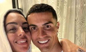 Cristiano Ronaldo Georgina Rodríguez mostra especial homenagem ao jogador... nas alturas!